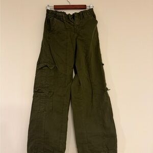 Motel Rocks Dark Green cargo Pants